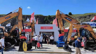 SANY Excavator Makes Its Debut at Hillhead 2022