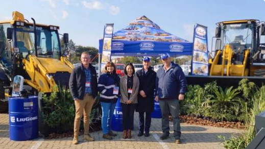 LIUGONG Participated in the Biggest Construction Exhibition Southern Africa
