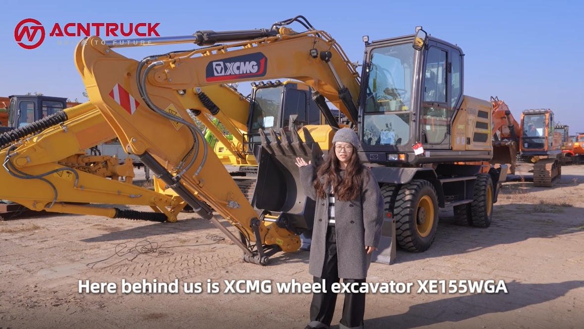 The Might of XCMG XE155WGA Wheel Excavator