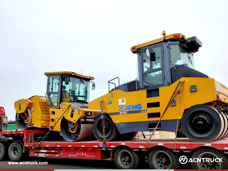 Ecuador - 1 Unit XCMG XP163 Pneumatic Roller And 1 Unit XCMG XD123 Tandem Roller                                                                                               