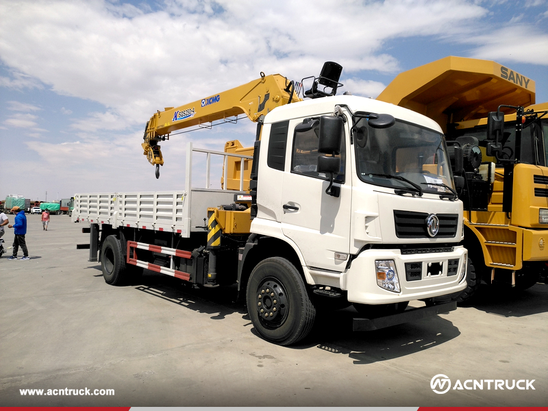 Mongolia - 1 Unit DONGFENG Truck Mounted Crane
