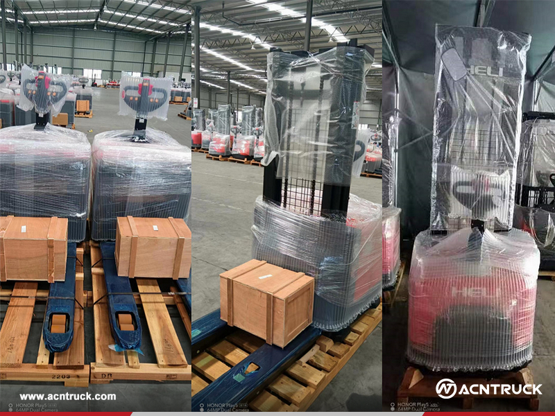Armenia - 2 Units HELI CBD30 Pallet Truck And 1 Unit HELI CDD20J Pallet Stacker And 60 Units EVERLIFT Manual Hydraulic Truck 