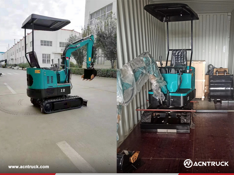 America - 1 Unit KATVO KV12 And 1 Unit YUCHAI YC80-9 Hydraulic Crawler Excavator