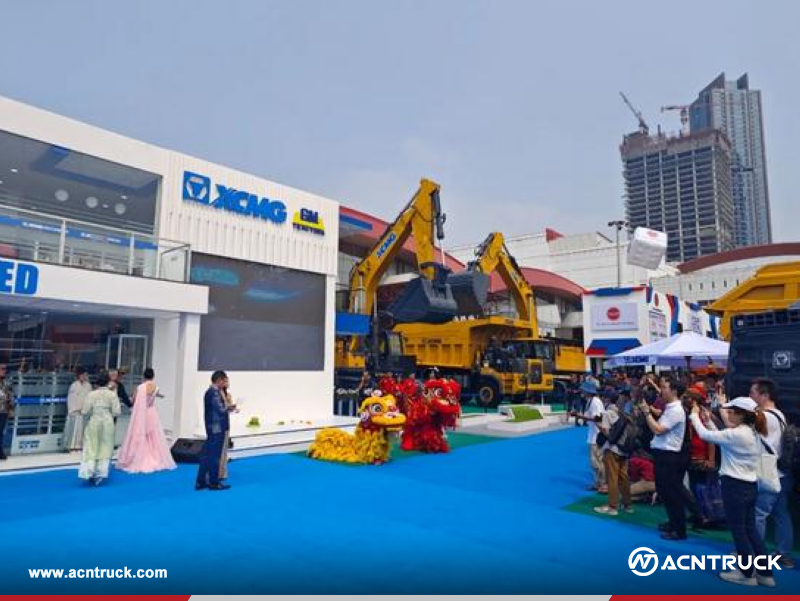 XCMG Excavator Debuts At 2023 Indonesia International Mining Exhibition