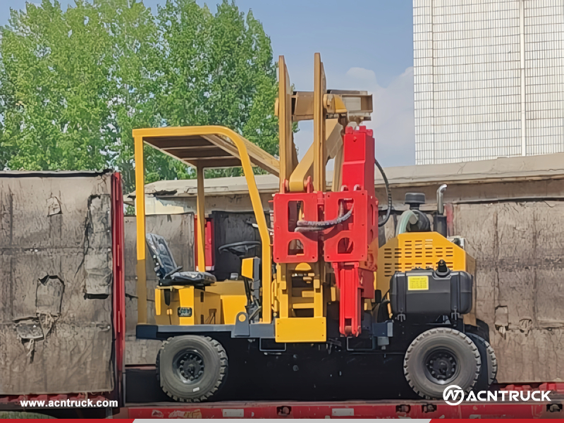 Kazakhstan - 1 Unit HENGWANG Guardrail Pile Driver
