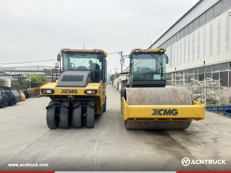 Algeria - 1 Unit XCMG XP163 Pneumatic Tyre Roller & 1 Unit XCMG XS163J Single Drum Vibratory Roller