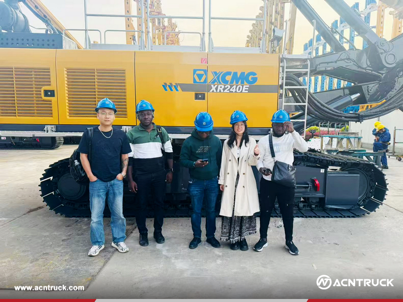 Burkina Faso Clients Visited XCMG Factory