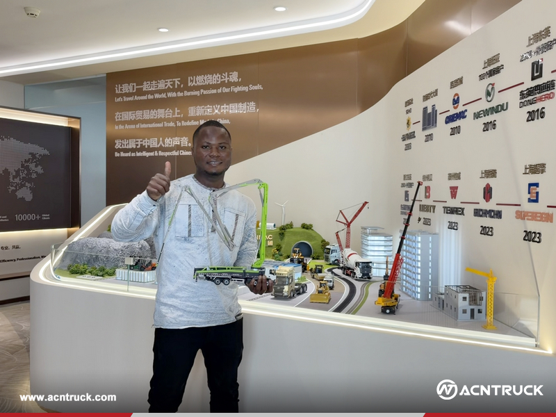 Burkina Faso Client Visited ZOOMLION Factory & ACNTRUCK Office